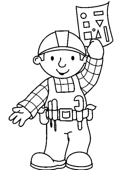 Bořek Stavitel (8) omalovánka