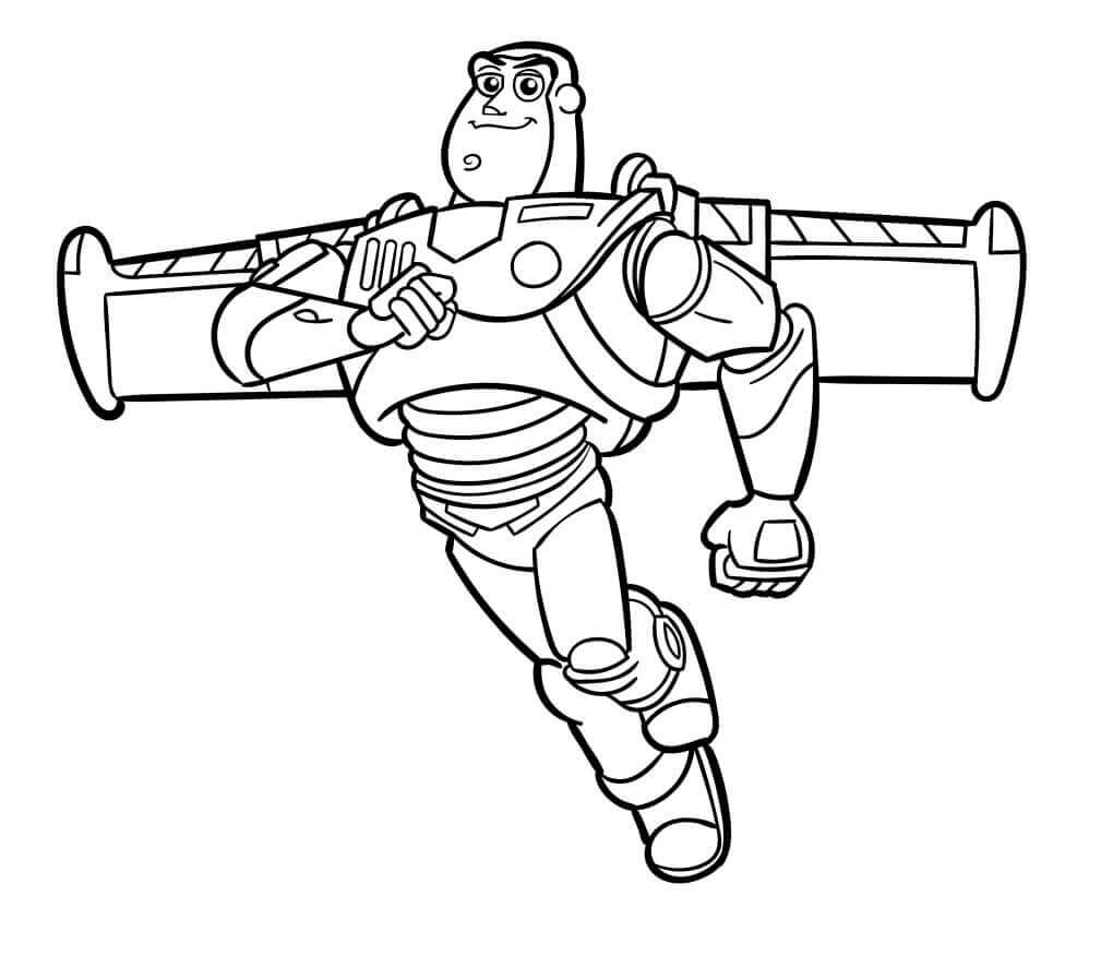 Buzz Rakeťák (Buzz Lightyear) omalovánky