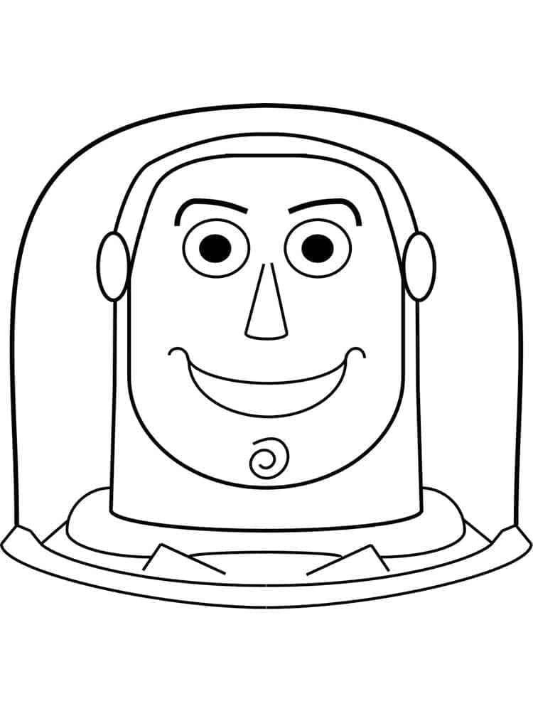 Buzz Lightyear pro děti 2 roky omalovánka