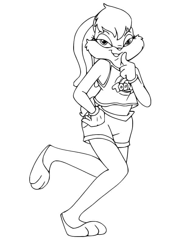 Looney Tunes pro děti 1 rok omalovánka