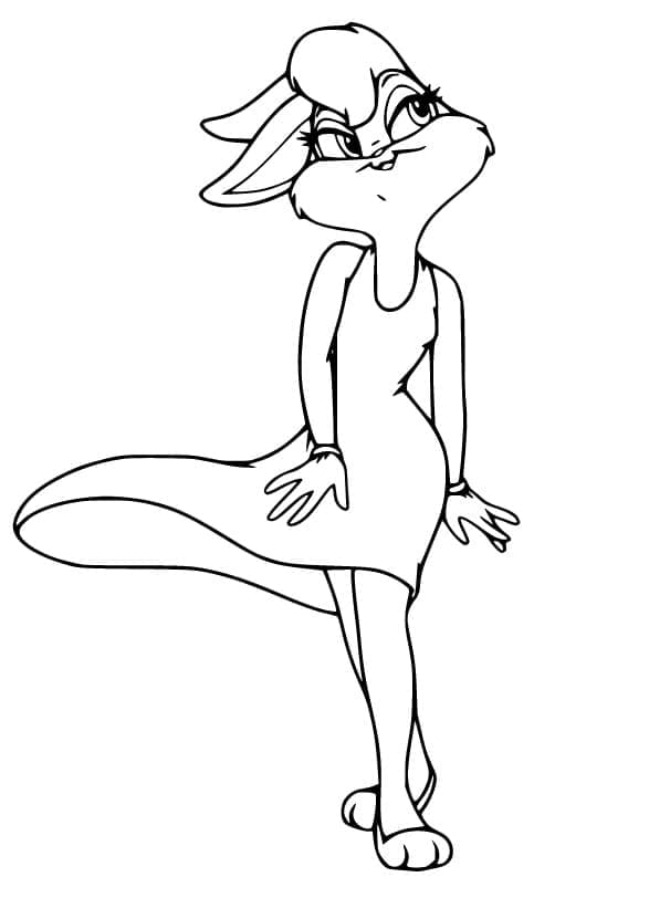 Looney Tunes pro děti 4 roky omalovánka