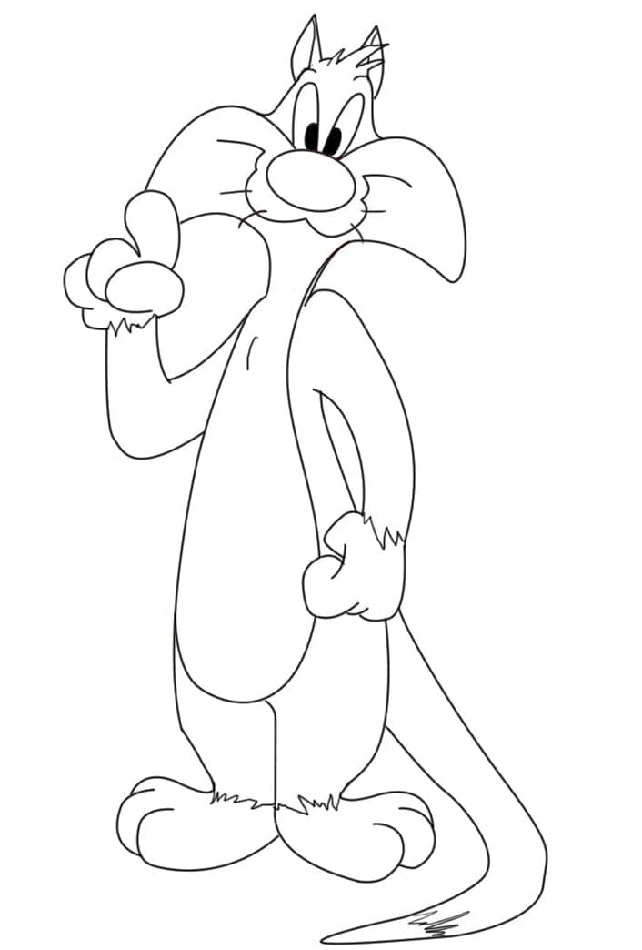 Looney Tunes pro děti 6 let omalovánka