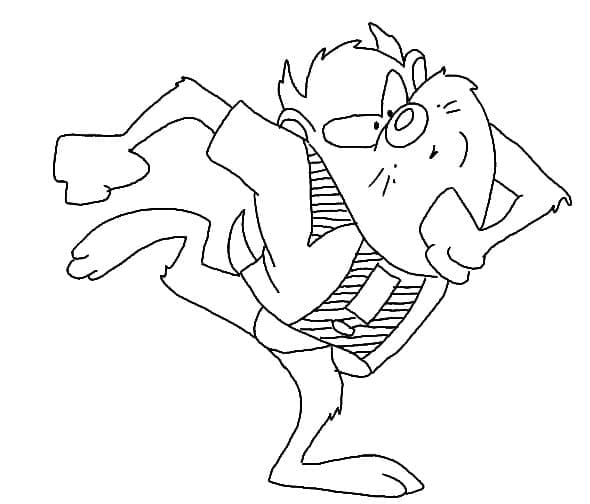 Looney Tunes zdarma pro děti omalovánka