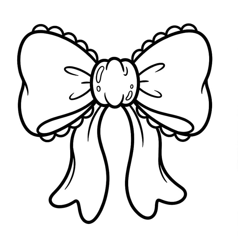 Mašle Roztomilá omalovánka