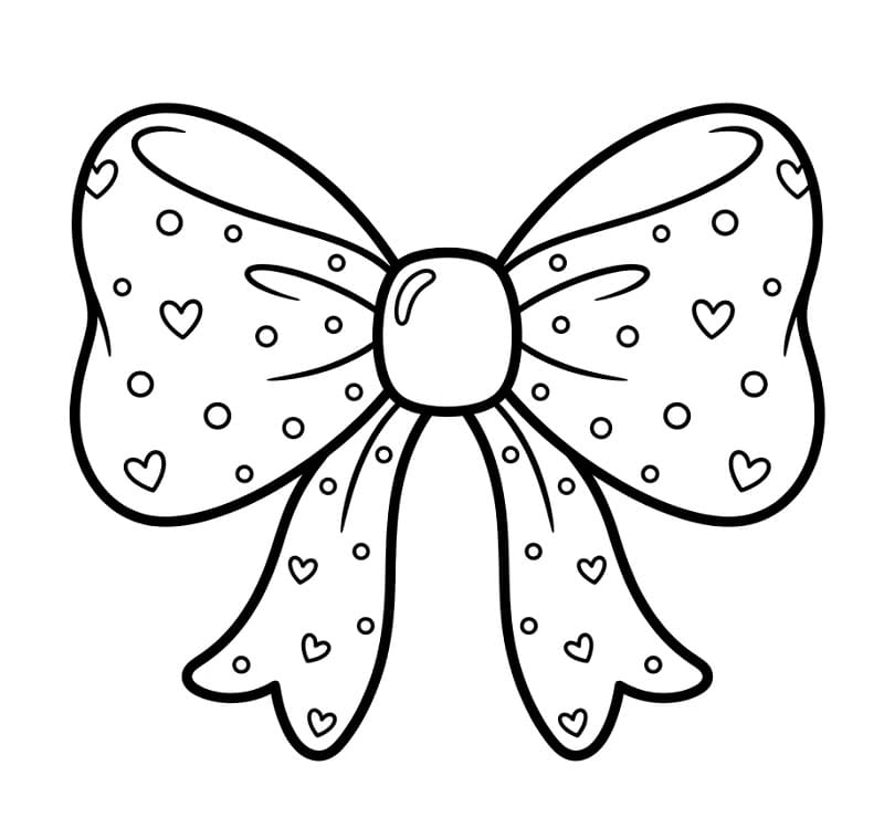 Mašle do vlasů omalovánka