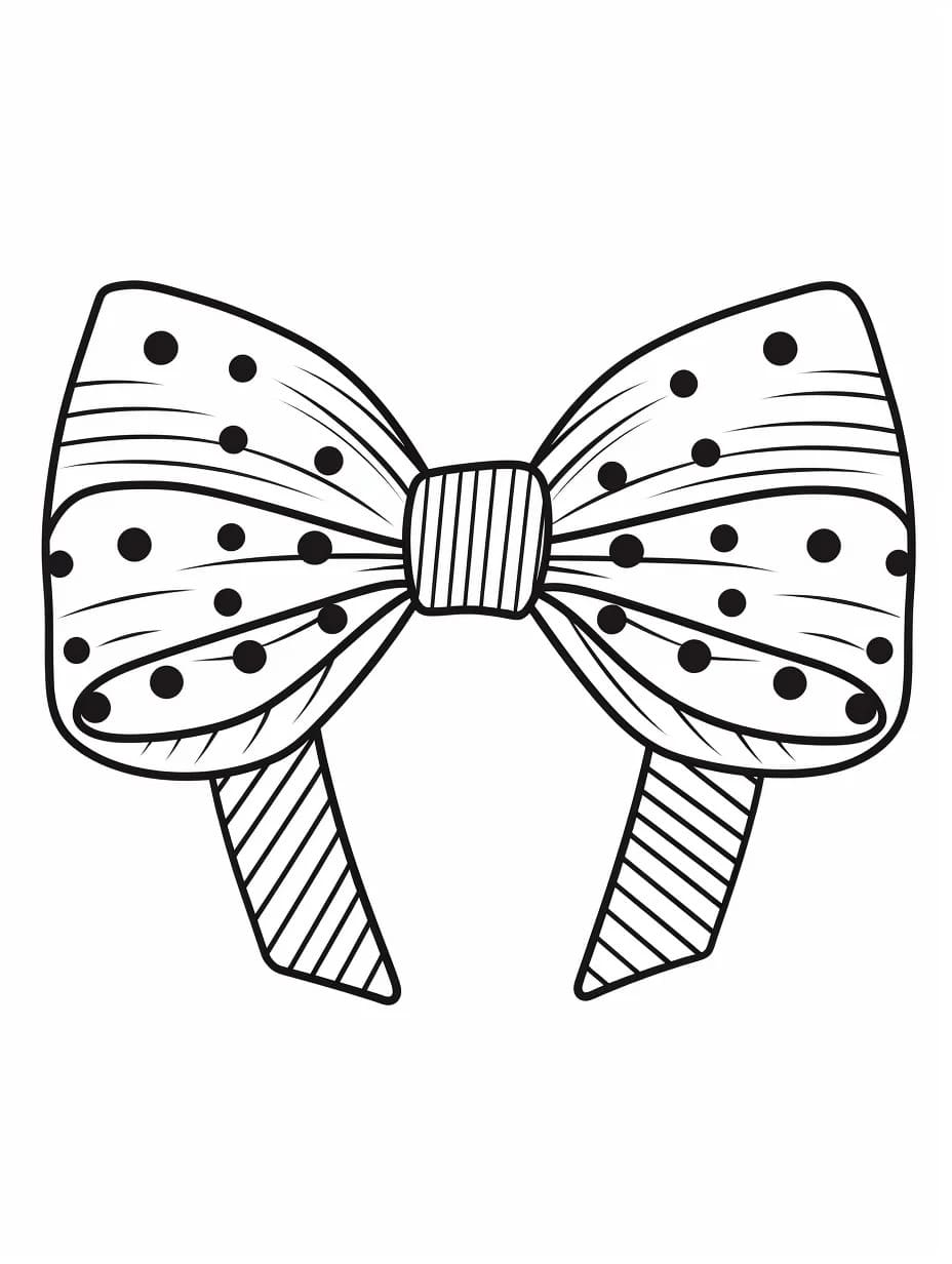 Mašle k tisku omalovánka