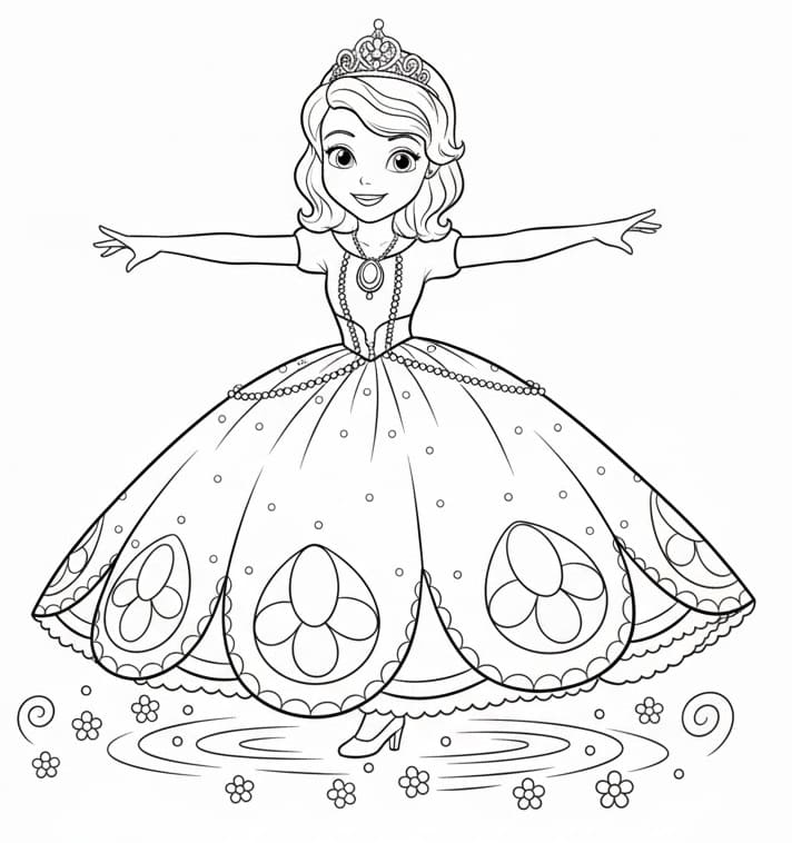 Milá Sofie První omalovánka