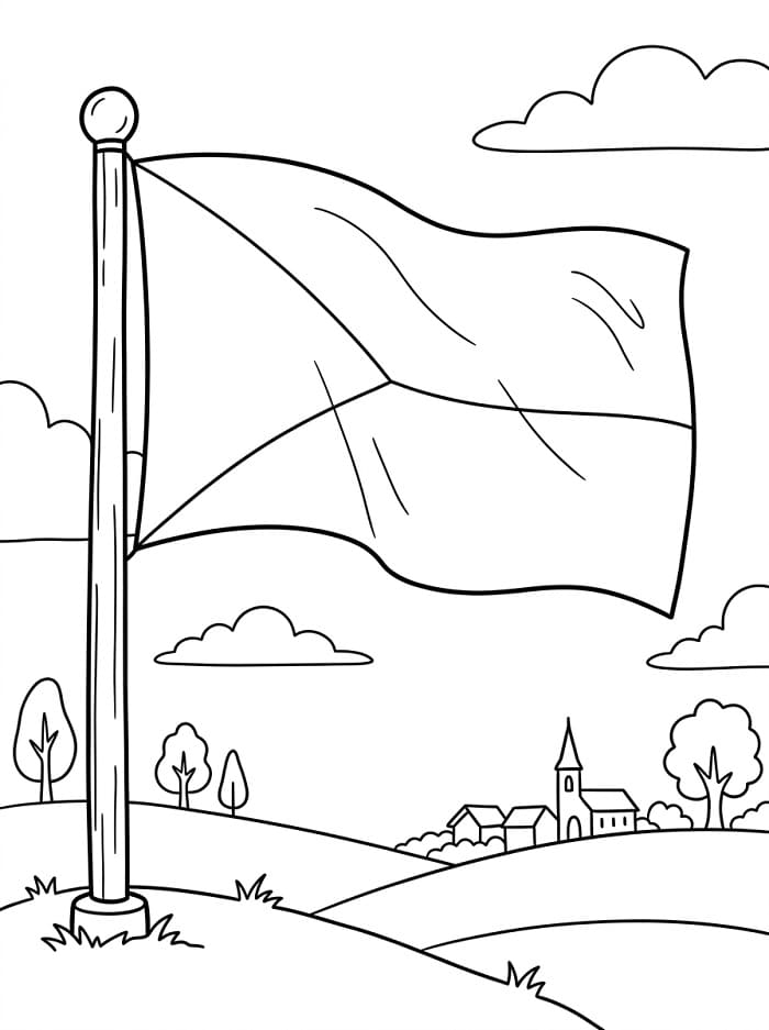 Česká Vlajka omalovánky