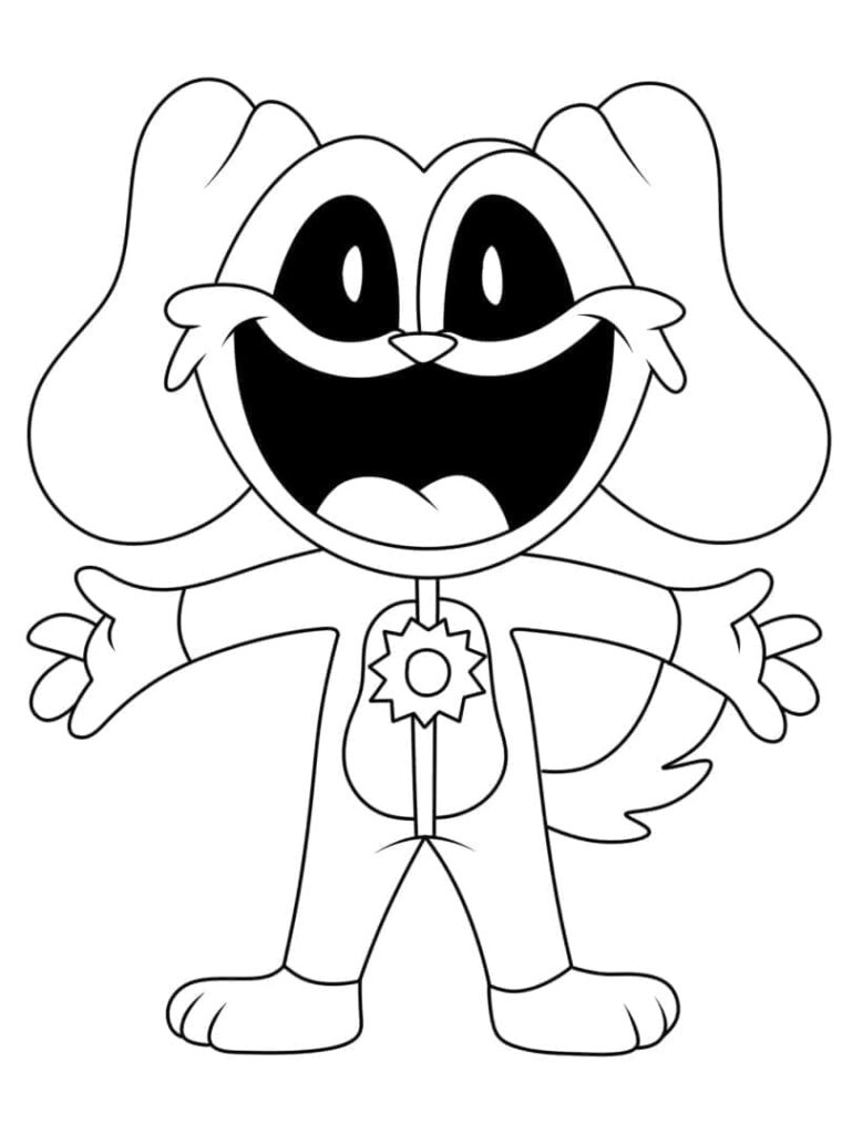 Omalovánka Poppy Playtime Smiling Critters