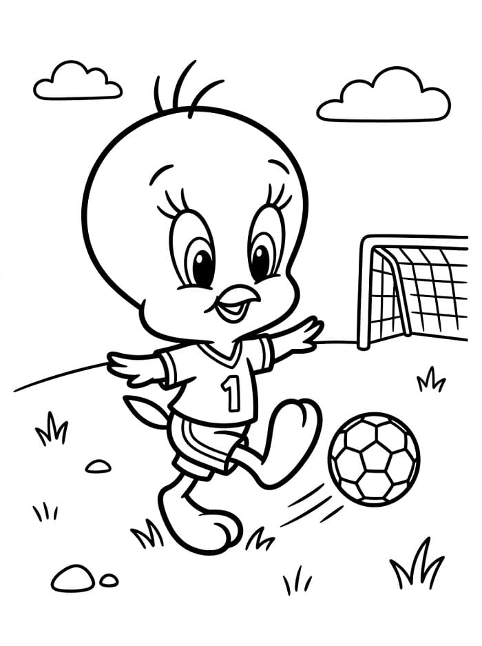 Půvabný Tweety omalovánka