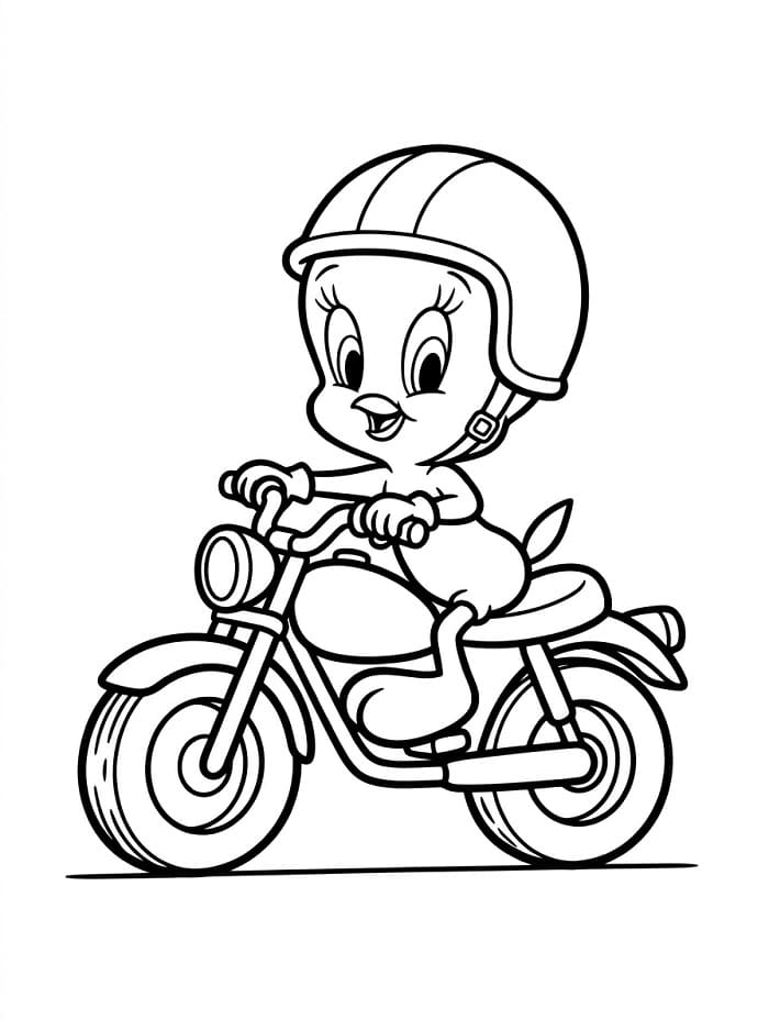 Roztomilý Tweety omalovánka