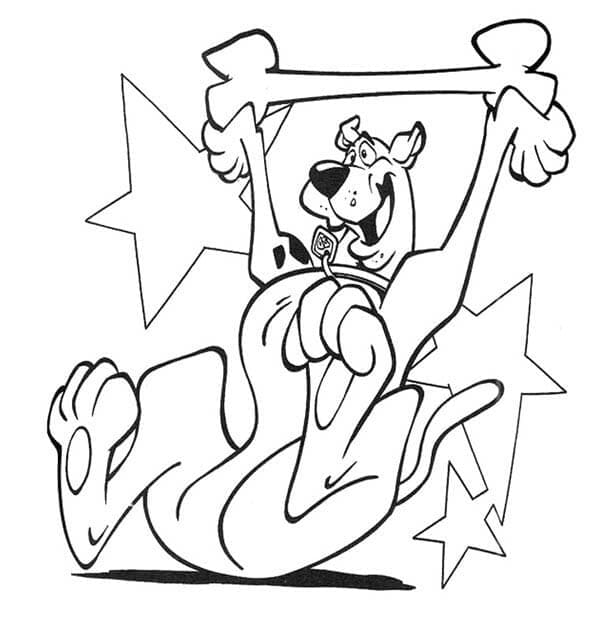 Scooby Doo 2 omalovánka