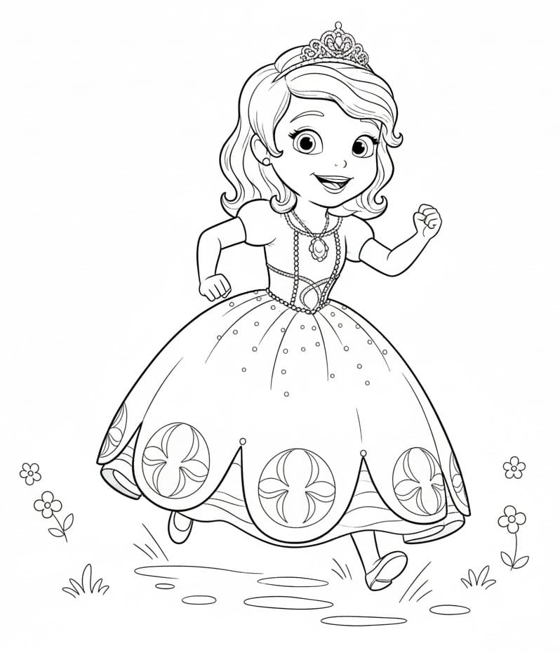 Skvělá Sofie První omalovánka