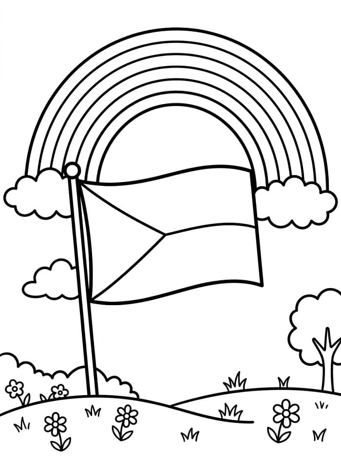 Skvělá česká vlajka omalovánka