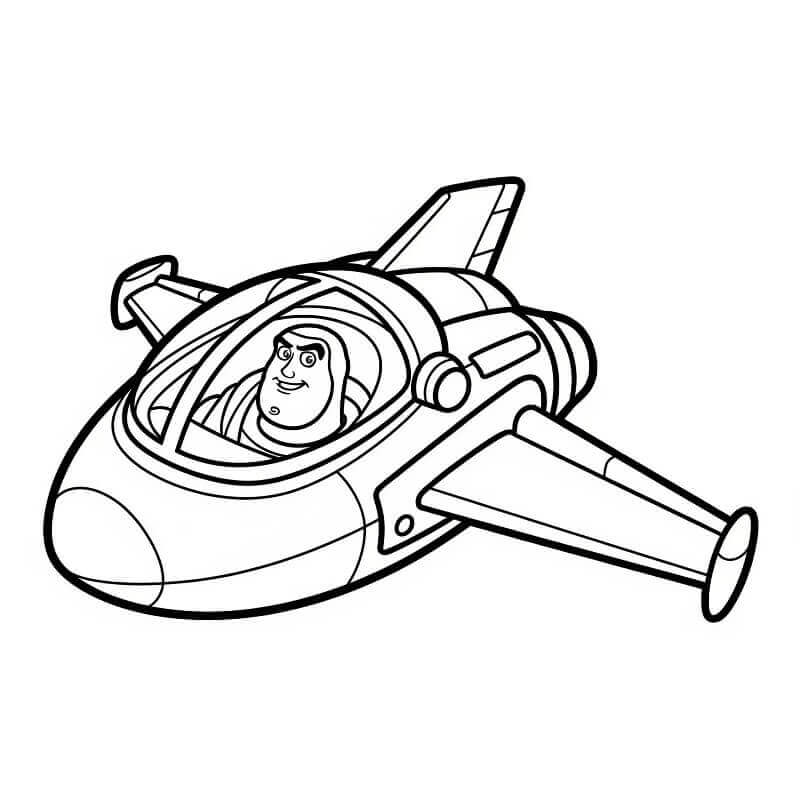 Skvělý Buzz Lightyear omalovánka