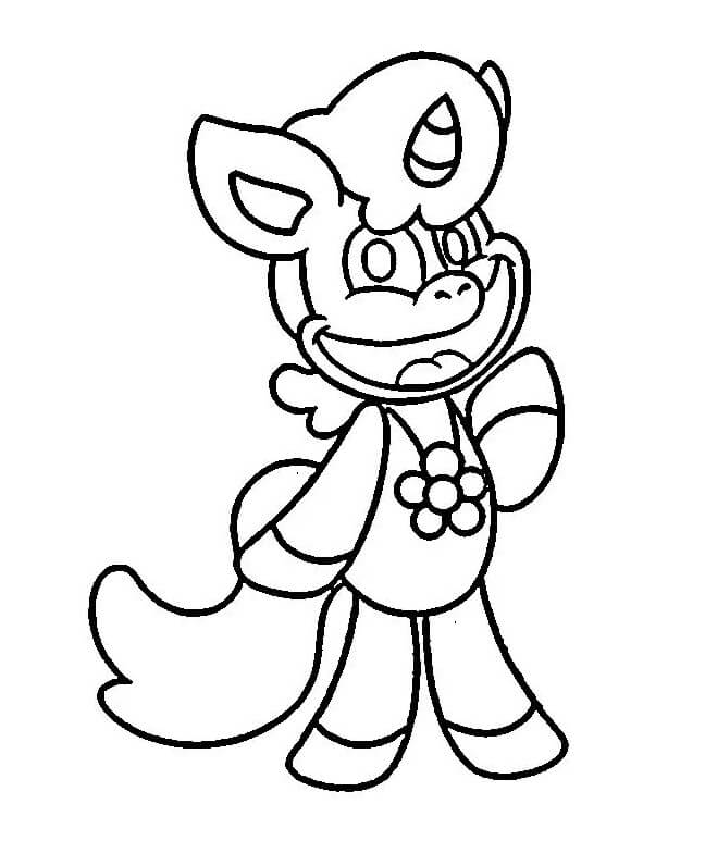 Smiling Critters pro děti 3 roky omalovánka