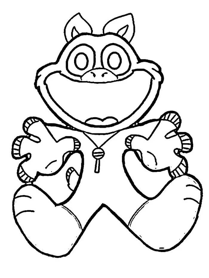 Smiling Critters pro děti 5 let omalovánka