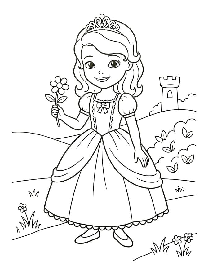 Snadná Sofie První omalovánka