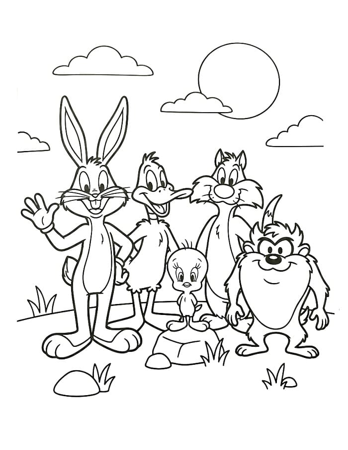 Omalovánky Looney Tunes