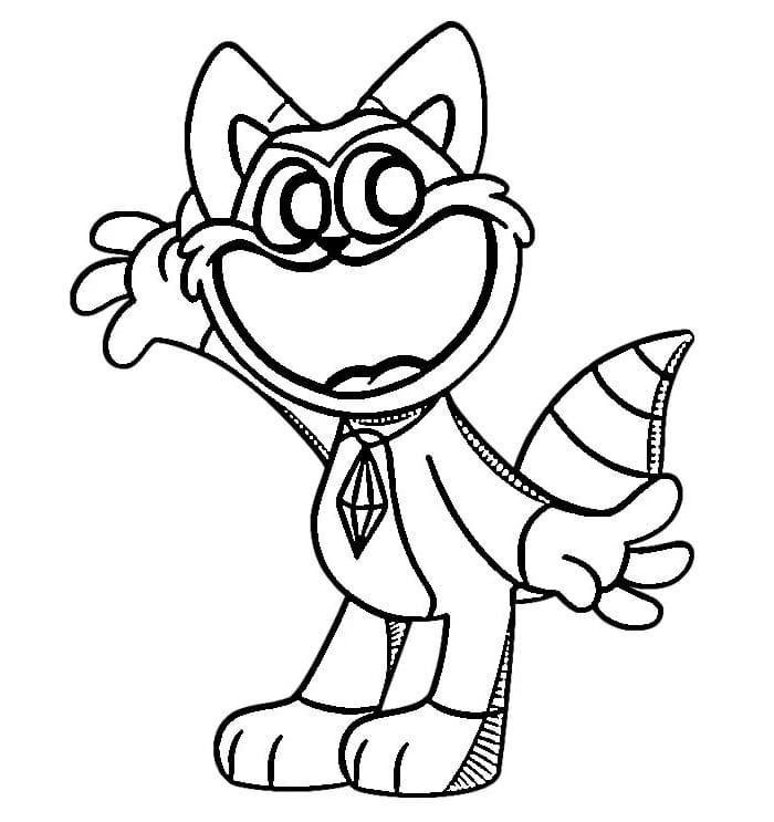 Snadní Smiling Critters omalovánka