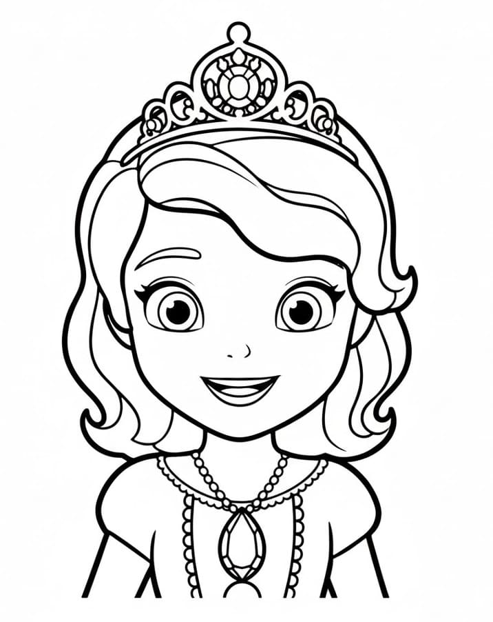 Sofie První od Disney omalovánka
