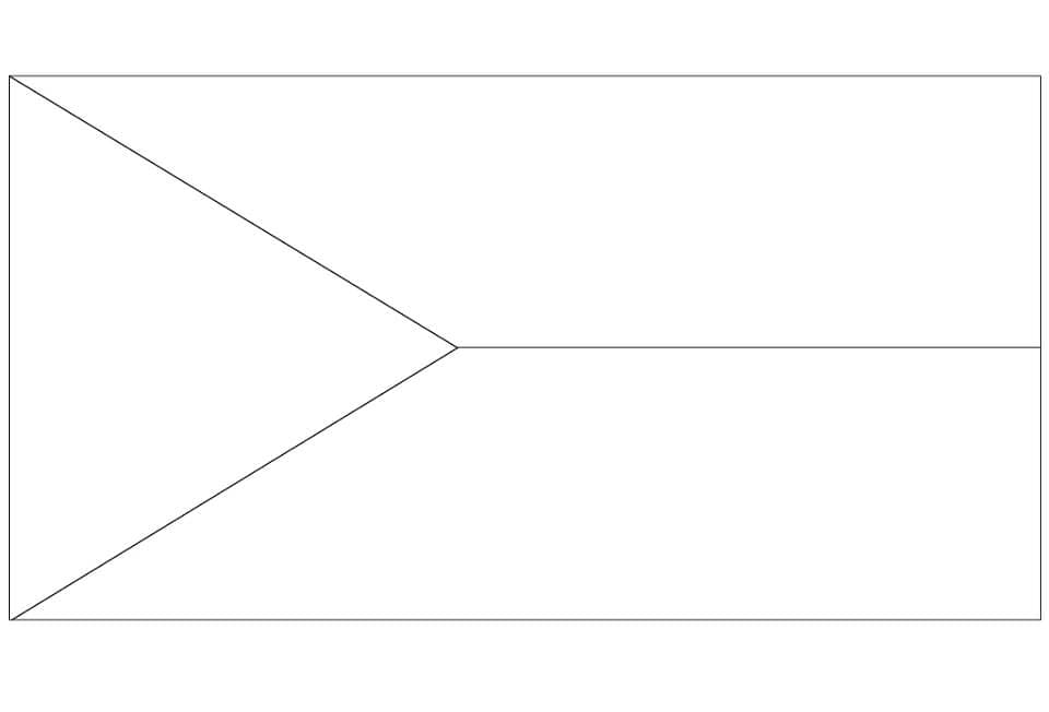 Tisknutelná česká vlajka omalovánka