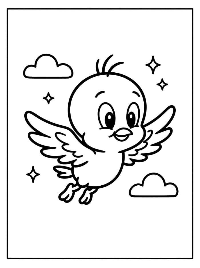 Tweety Looney Tunes omalovánka