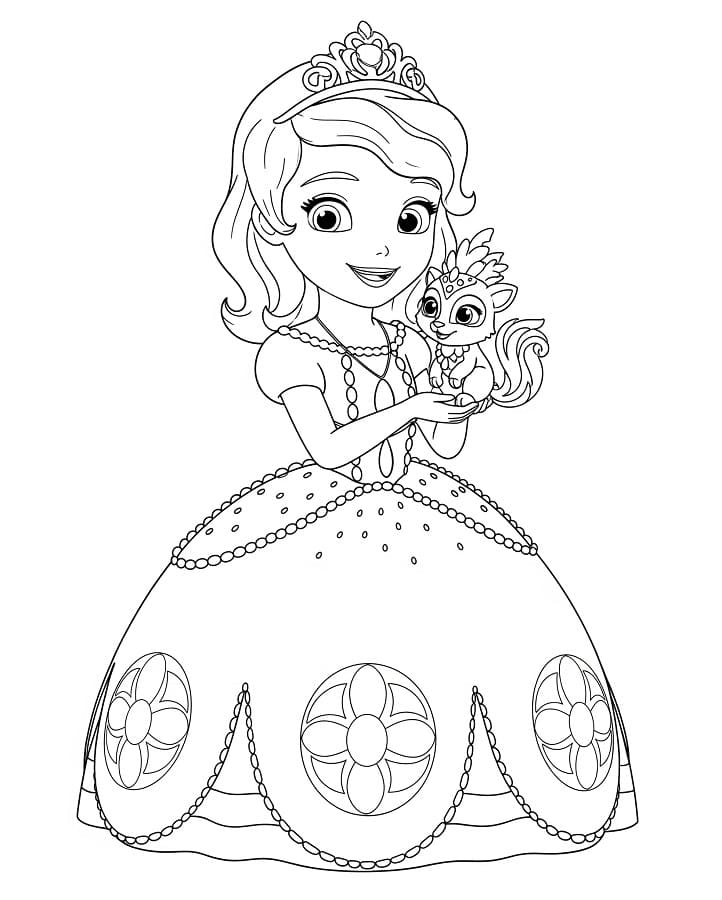 Úžasná Sofie První omalovánka