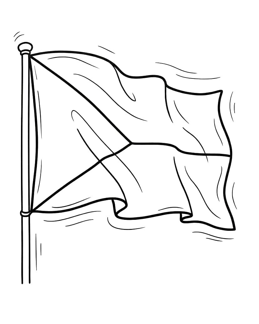 Úžasná česká vlajka omalovánka