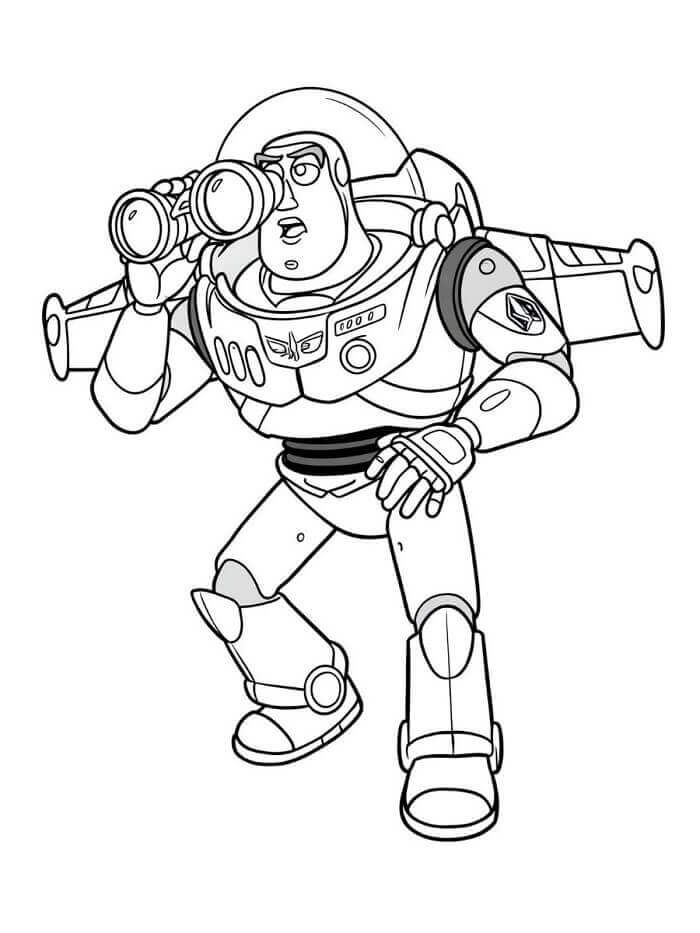 Úžasný Buzz Lightyear omalovánka