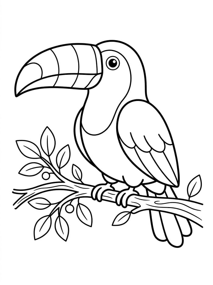 Tukan omalovánky