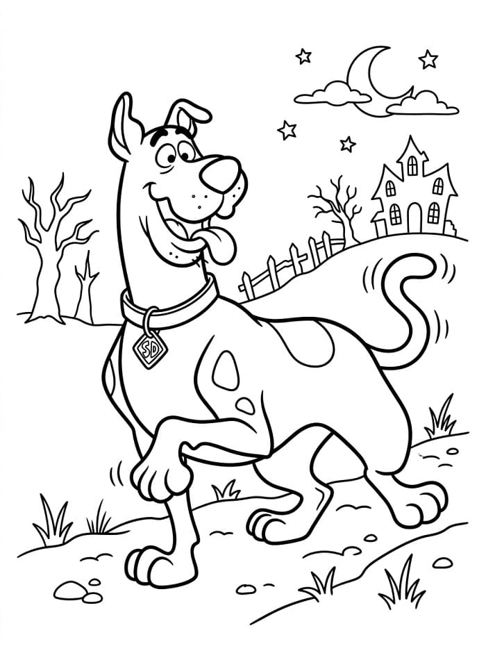 Scooby Doo omalovánky