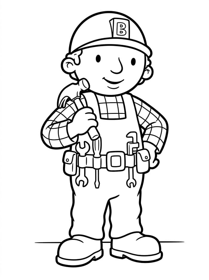 Vytisknout Bořka Stavitele omalovánka