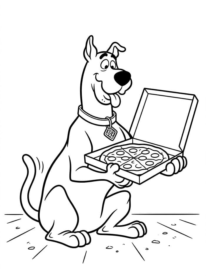 Vytisknout Scooby Doo omalovánka