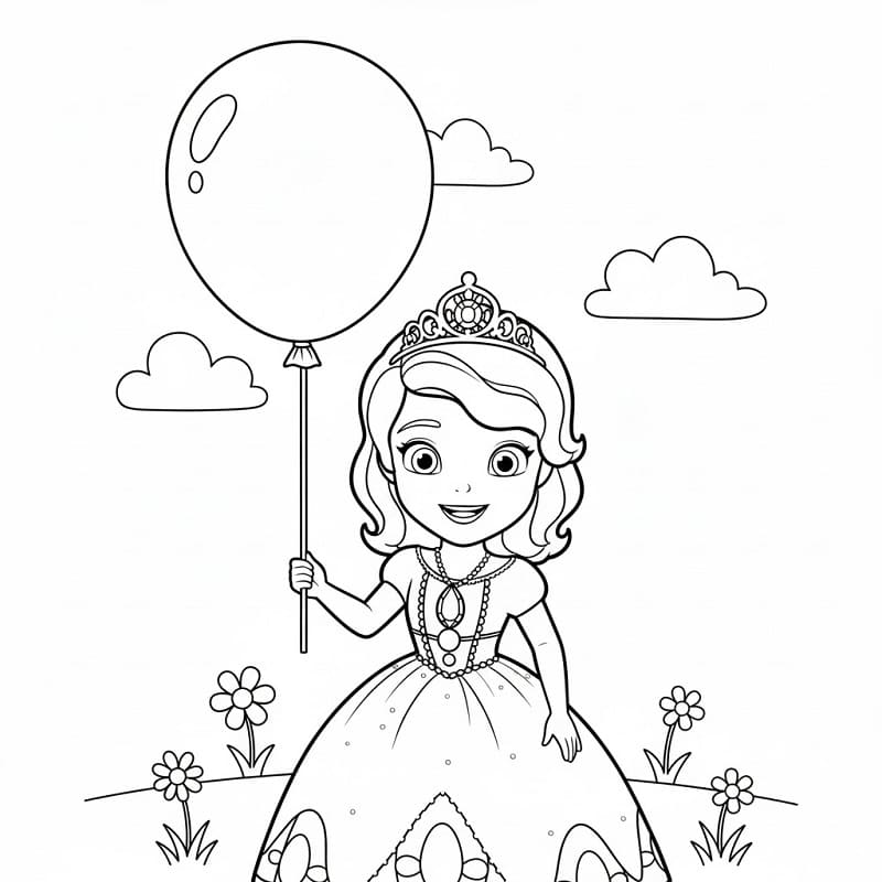 Vytisknout Sofii První omalovánka