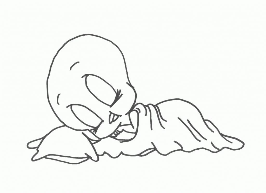 Vytisknout Tweetyho omalovánka