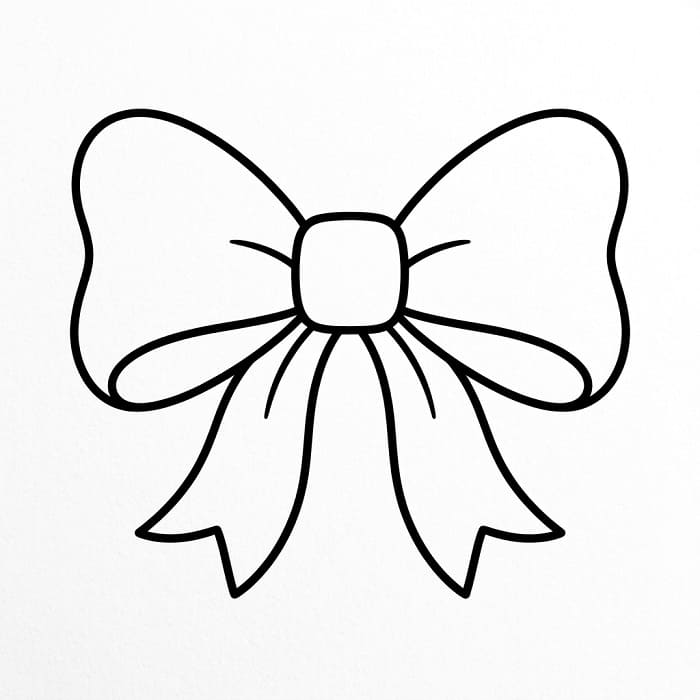 Základní mašle omalovánka