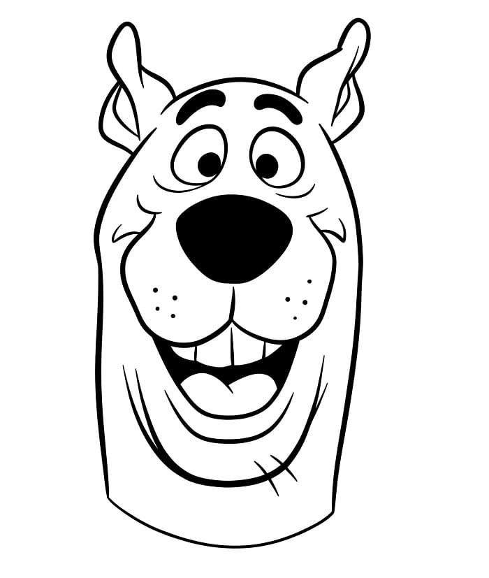 Zdarma obrázek Scooby Doo omalovánka