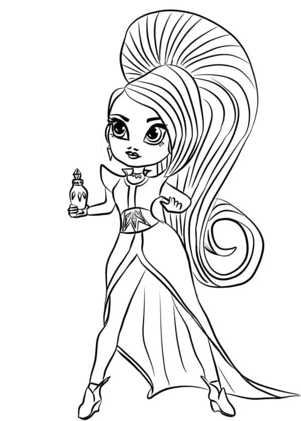 Bezplatná Shimmer a Shine pro děti omalovánka