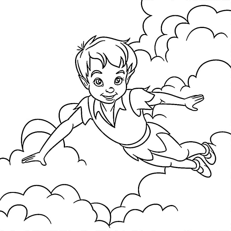 Disney Peter Pan omalovánka