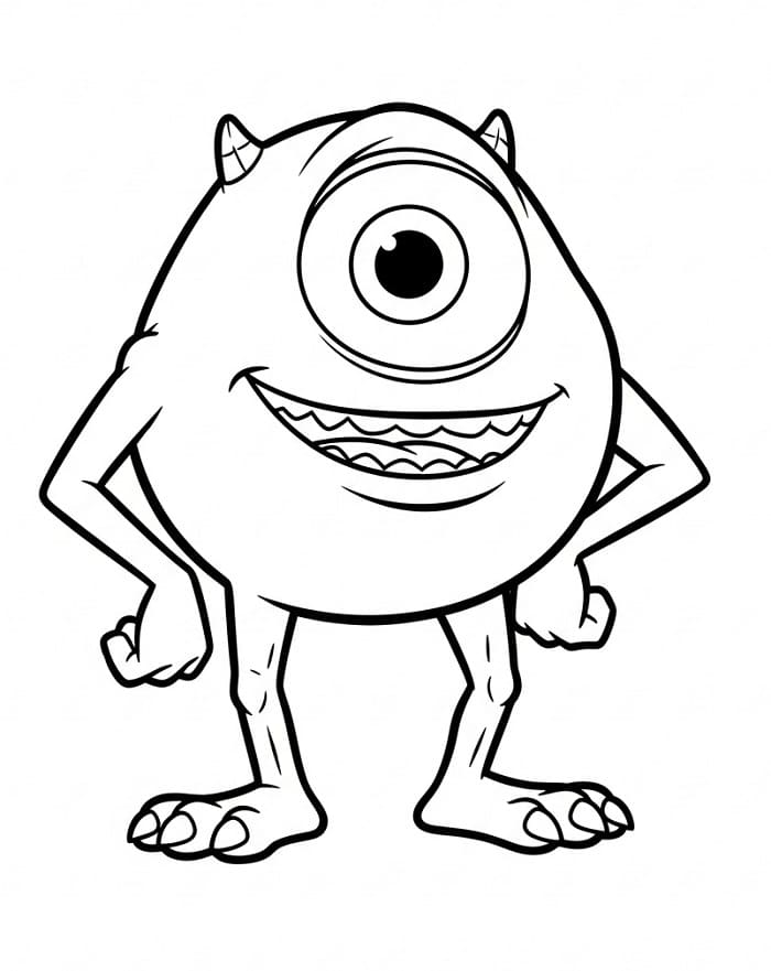 Disney Pixar Příšerky s.r.o. omalovánka