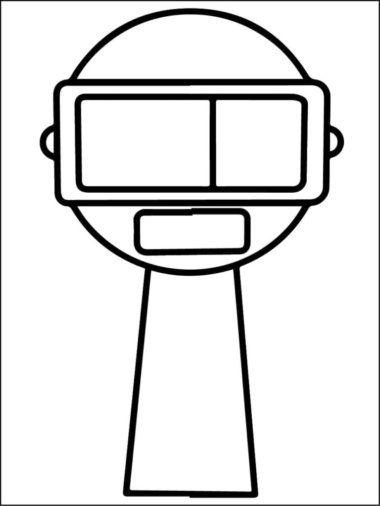 Omalovánka Garnold z Incredibox Sprunki