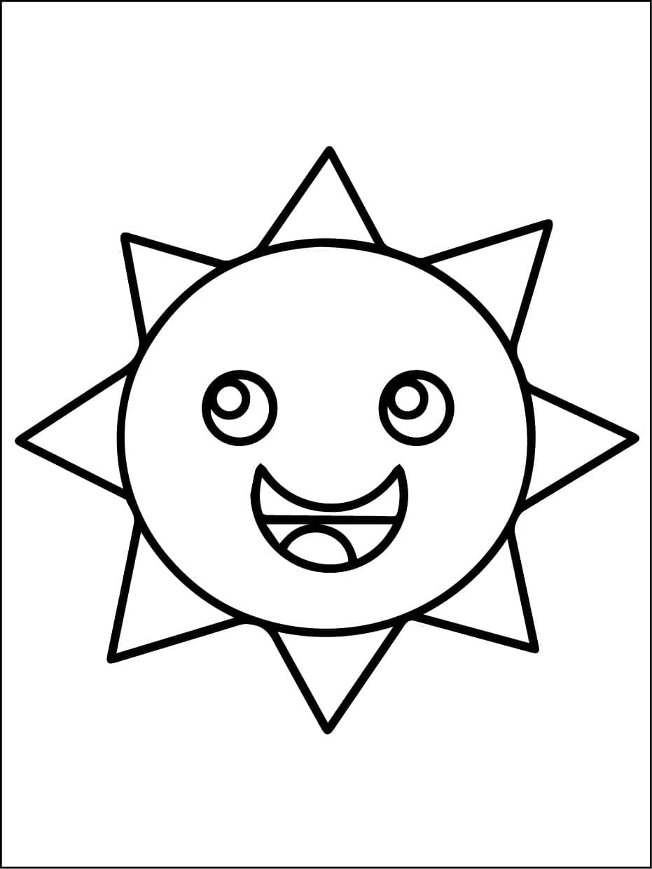 Mr. Sun z Incredibox Sprunki omalovánka
