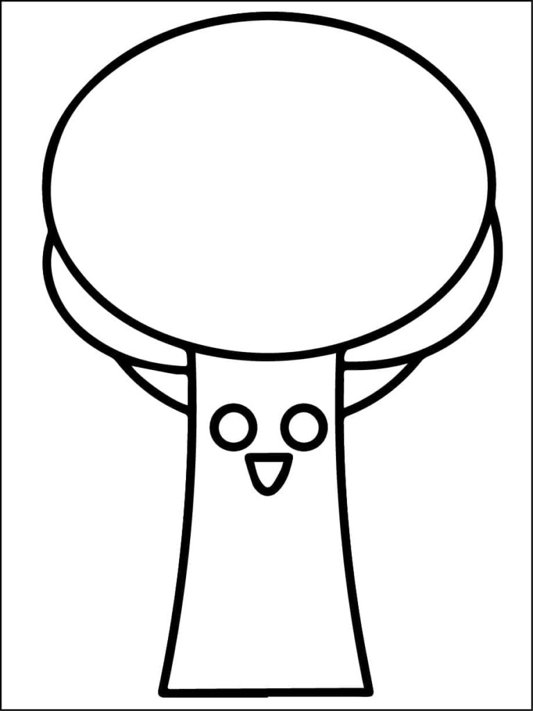 Omalovánka Mr. Tree z Incredibox Sprunki