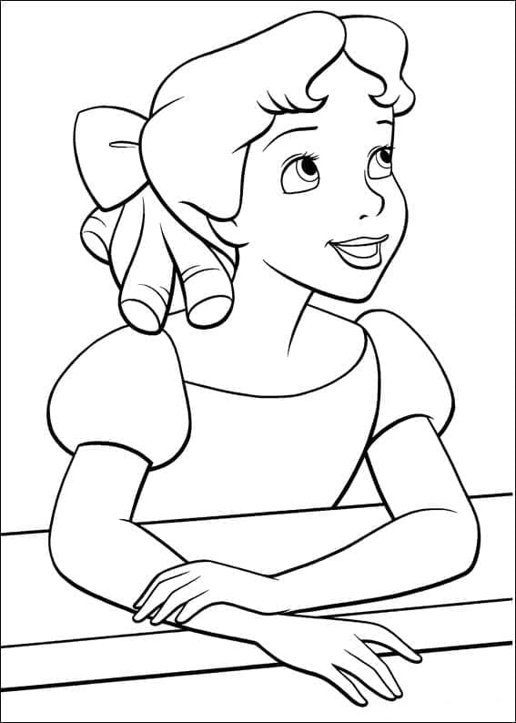 Obrázek Peter Pan k vytištění omalovánka