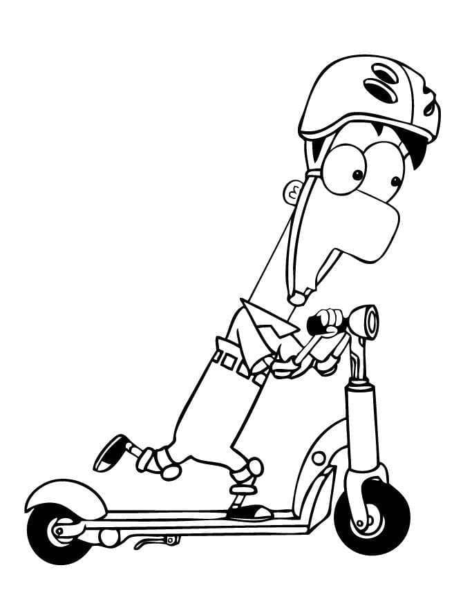 Phineas a Ferb jako dárek omalovánka