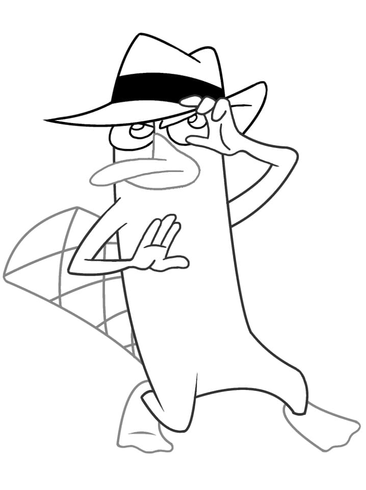 Phineas a Ferb pro 2leté děti omalovánka