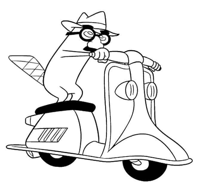 Phineas a Ferb pro děti omalovánka