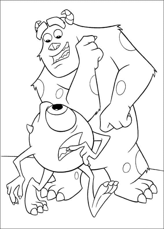 Příšerky s.r.o. Disney omalovánka