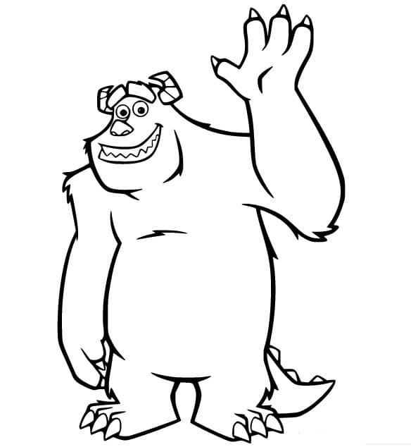 Příšerky s.r.o. od Disney omalovánka